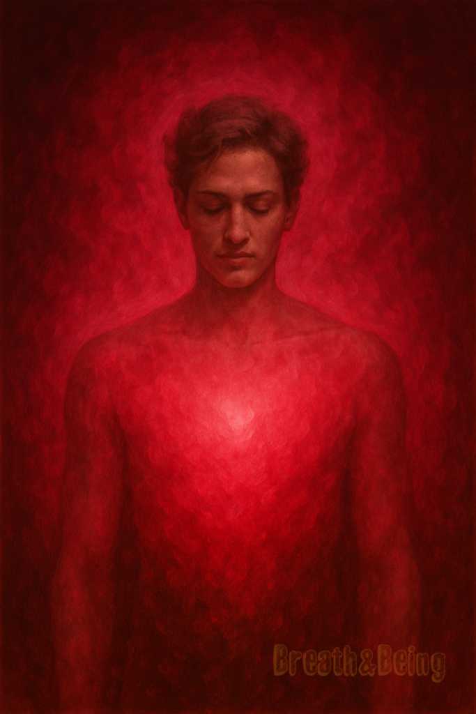 Human Aura in Crimson represents Love