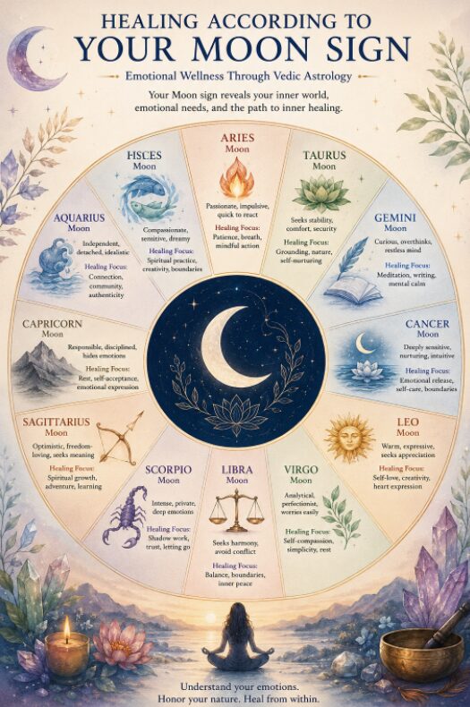 Emotional Healing Based on Your Moon Sign